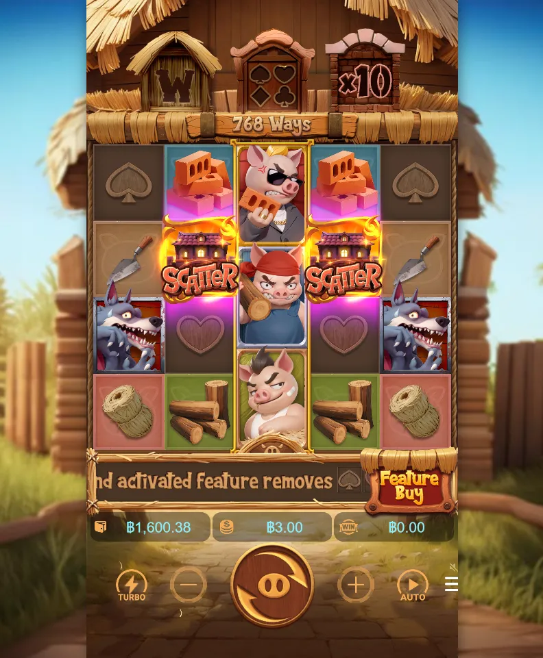 รีวิวเกม Three Crazy Piggies